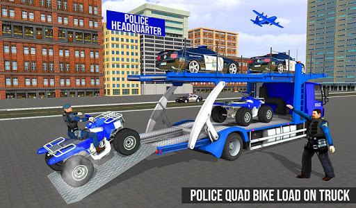 اسکرین شات بازی Robot Car Transform Game: Police Plane Transporter 5