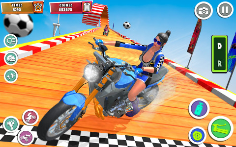 اسکرین شات برنامه Bike Racing Game : Bike Stunts 4