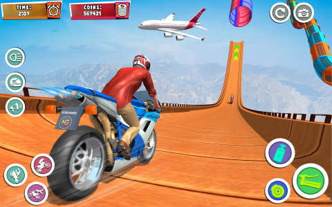اسکرین شات برنامه Bike Racing Game : Bike Stunts 3