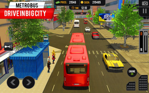 اسکرین شات برنامه City Bus Driving Coach Games 2