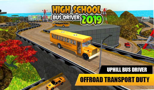 اسکرین شات برنامه School Bus Game: 3D Bus Games 1