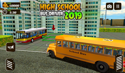 اسکرین شات برنامه School Bus Game: 3D Bus Games 2