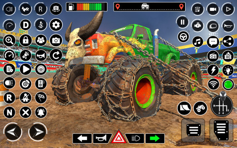 اسکرین شات بازی Real Monster Truck Game: Derby 1