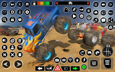 اسکرین شات بازی Real Monster Truck Game: Derby 4