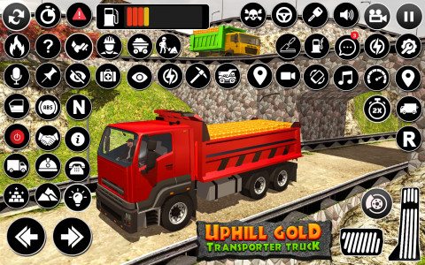 اسکرین شات برنامه Uphill Gold Truck Simulator 3D 8