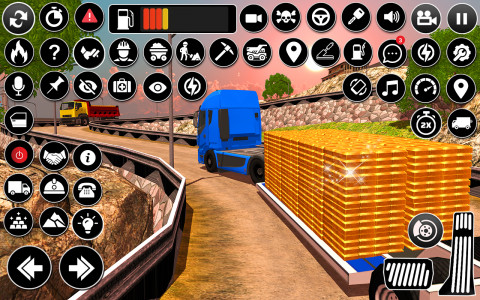 اسکرین شات برنامه Uphill Gold Truck Simulator 3D 7