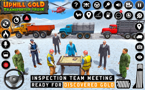 اسکرین شات برنامه Uphill Gold Truck Simulator 3D 3