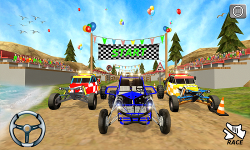 اسکرین شات بازی Buggy Race : Car Racing Games 4