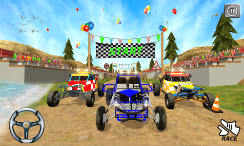 اسکرین شات 4 بازی Buggy Race : Car Racing Games