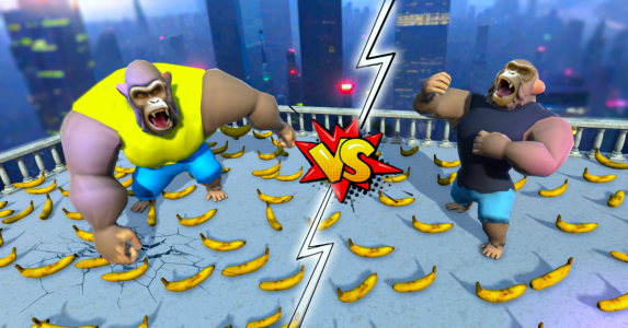 اسکرین شات بازی Apes Fighting Gorilla Game 2