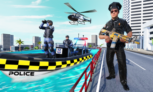 اسکرین شات بازی Police Jet Ski Chase Crime Sim 6