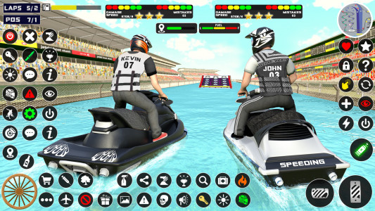 اسکرین شات برنامه Jetski Boat Racing: Boat Games 3