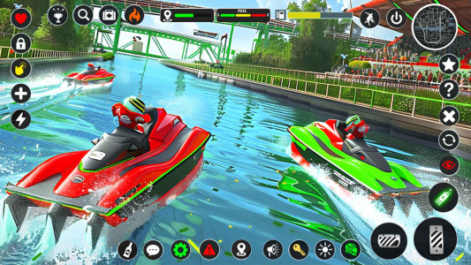 اسکرین شات برنامه Jetski Boat Racing: Boat Games 4