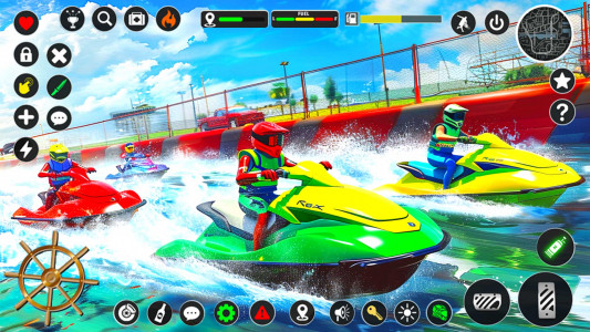 اسکرین شات برنامه Jetski Boat Racing: Boat Games 2