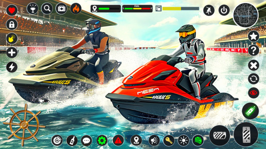 اسکرین شات برنامه Jetski Boat Racing: Boat Games 3