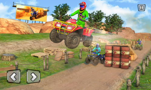 اسکرین شات برنامه Offroad Atv Quad Bike Racing 6