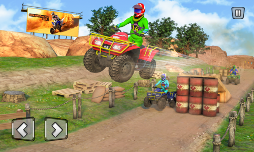 اسکرین شات 6 برنامه Offroad Atv Quad Bike Racing