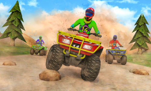اسکرین شات 4 برنامه Offroad Atv Quad Bike Racing