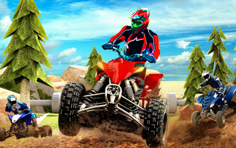 اسکرین شات برنامه Offroad Atv Quad Bike Racing 1