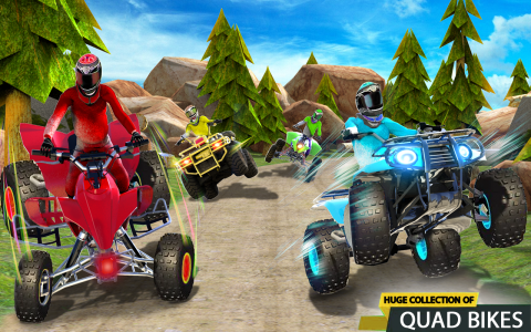 اسکرین شات 2 برنامه Offroad Atv Quad Bike Racing