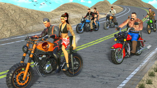 اسکرین شات بازی Gangster Bike: Real Race Game 2