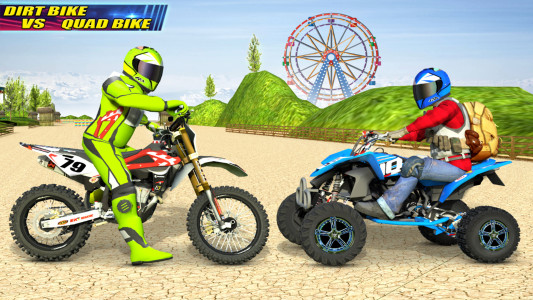 اسکرین شات برنامه Motocross Dirt Bike Race Games 2