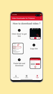 اسکرین شات برنامه Video Downloader for Pinterest 3