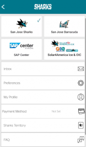 اسکرین شات برنامه San Jose Sharks + SAP Center 5