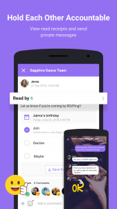 اسکرین شات برنامه BAND - App for all groups 3