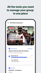 اسکرین شات 7 برنامه BAND - App for all groups
