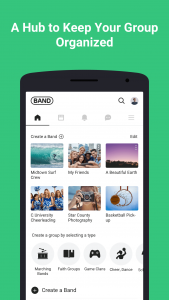 اسکرین شات برنامه BAND - App for all groups 1