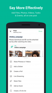 اسکرین شات 4 برنامه BAND - App for all groups