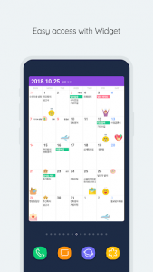 اسکرین شات برنامه Naver Calendar 6