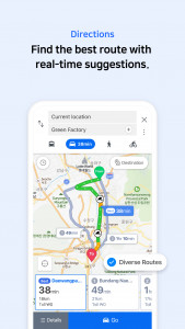 اسکرین شات برنامه NAVER Map, Navigation 3