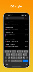 اسکرین شات برنامه iCalendar - Calendar iOS 17 4