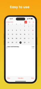 اسکرین شات 5 برنامه iCalendar - Calendar OS 18