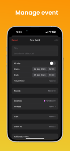 اسکرین شات 3 برنامه iCalendar - Calendar OS 18