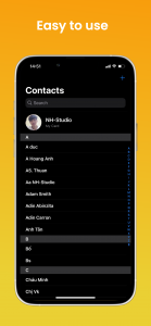 اسکرین شات برنامه iContacts – IOS 17 Contacts 2