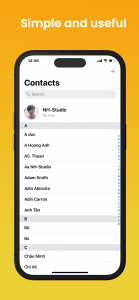 اسکرین شات برنامه iContacts – IOS 17 Contacts 1