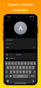 اسکرین شات برنامه iContacts – iOS 16 Contacts 7