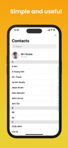 اسکرین شات برنامه iContacts – iOS 17 Contacts 1