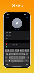 اسکرین شات برنامه iContacts – iOS 17 Contacts 6