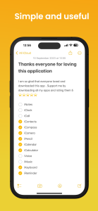اسکرین شات 1 برنامه Note OS 18 - Phone 16 Notes