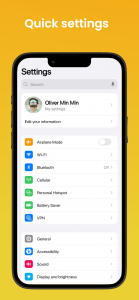 اسکرین شات 1 برنامه Android Quick Settings Phone16