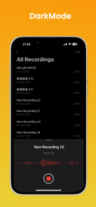 اسکرین شات 2 برنامه iVoice - OS 17 Voice Memos