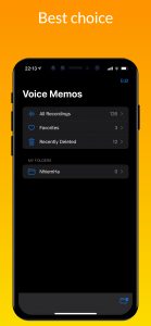 اسکرین شات برنامه iVoice - iOS 16 Voice Memos 4