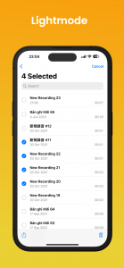 اسکرین شات 6 برنامه iVoice - OS 17 Voice Memos