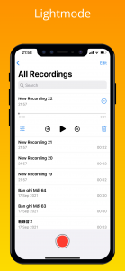 اسکرین شات برنامه iVoice - iOS 16 Voice Memos 3