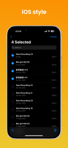 اسکرین شات برنامه iVoice - iOS 17 Voice Memos 3