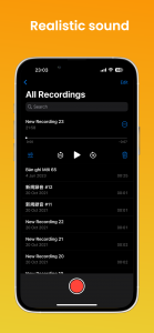 اسکرین شات برنامه iVoice - iOS 17 Voice Memos 1